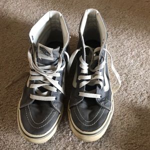 High top dark grey vans